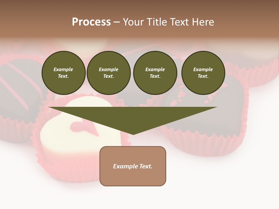 Praline Candy Background PowerPoint Template