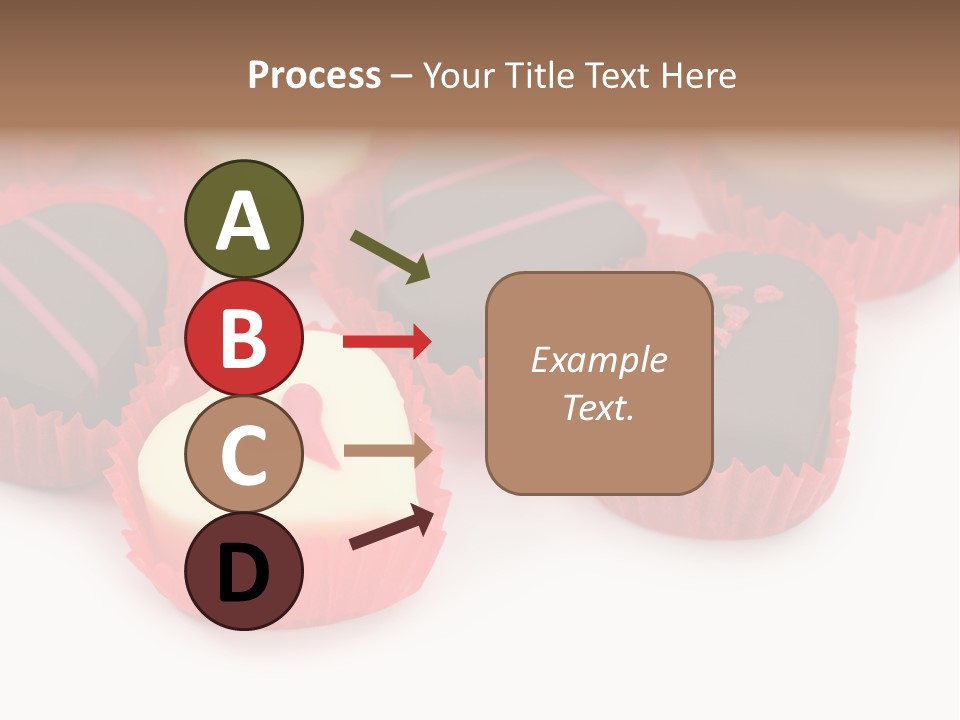 Praline Candy Background PowerPoint Template
