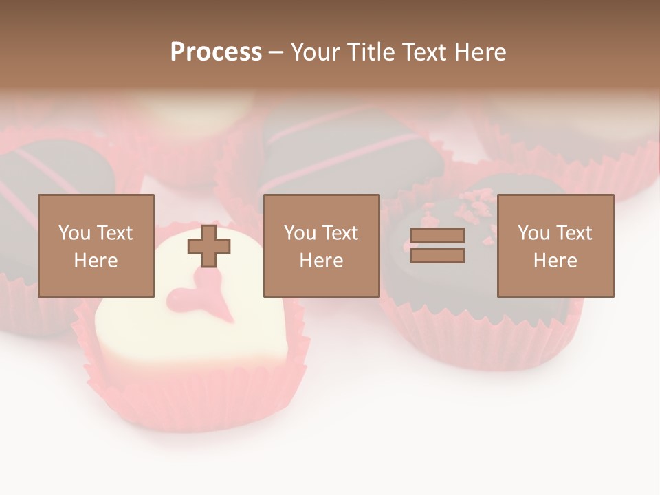 Praline Candy Background PowerPoint Template