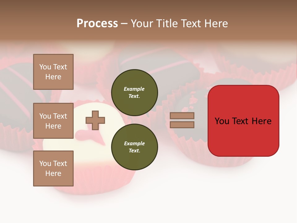 Praline Candy Background PowerPoint Template