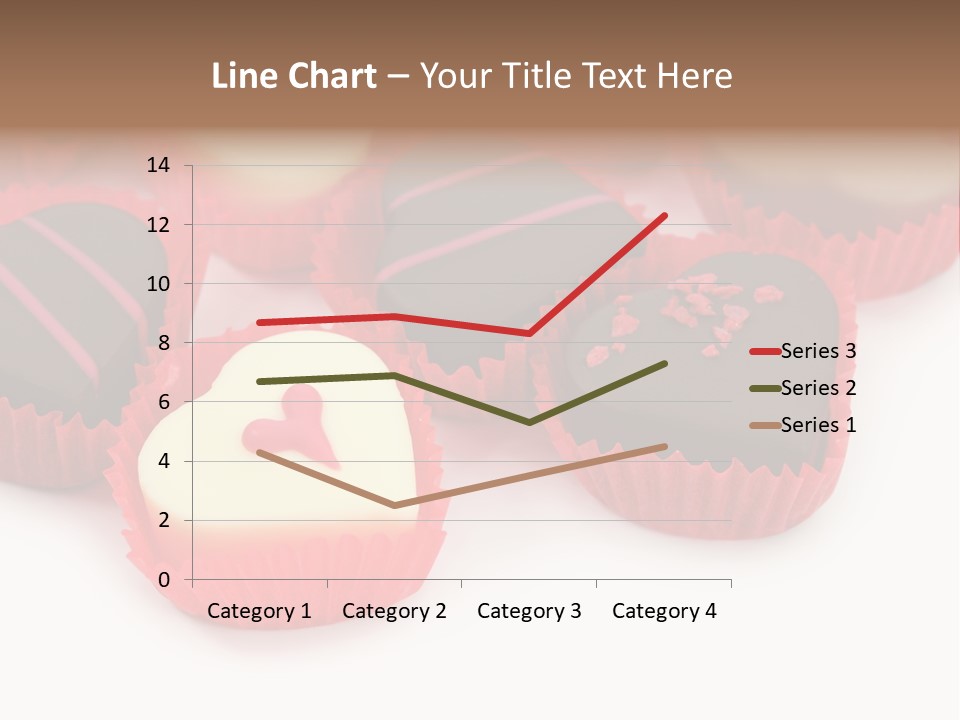 Praline Candy Background PowerPoint Template