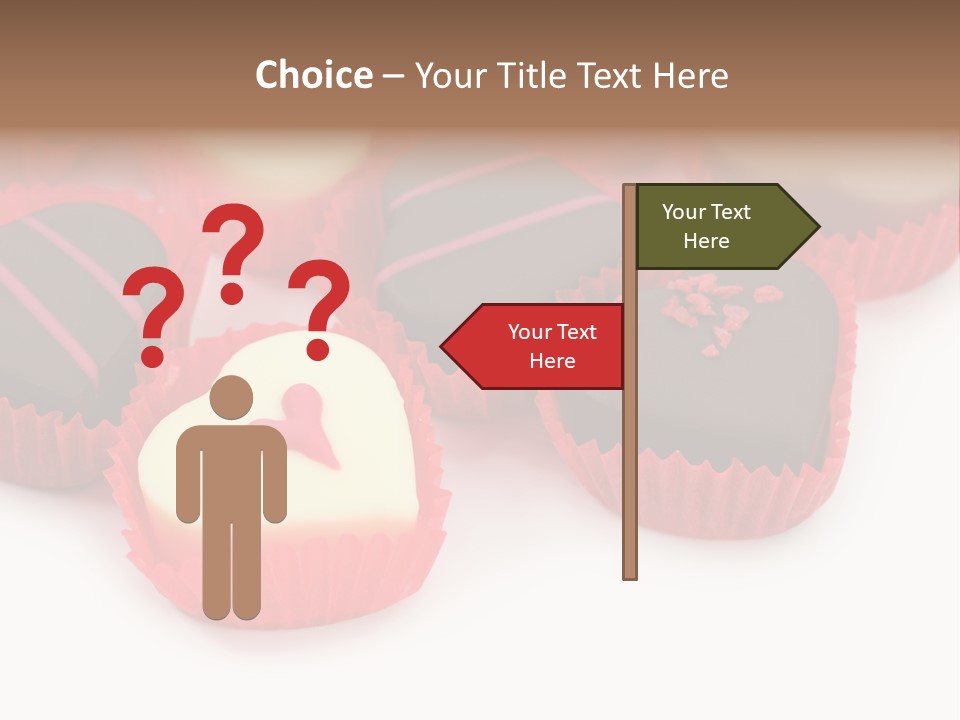 Praline Candy Background PowerPoint Template