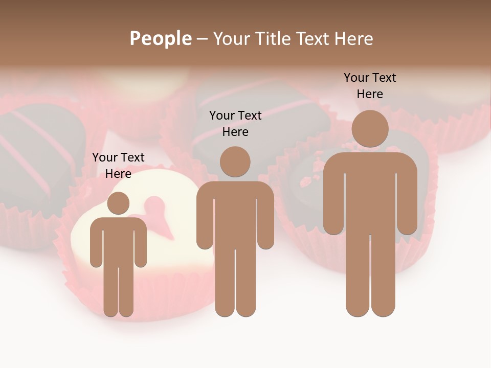 Praline Candy Background PowerPoint Template