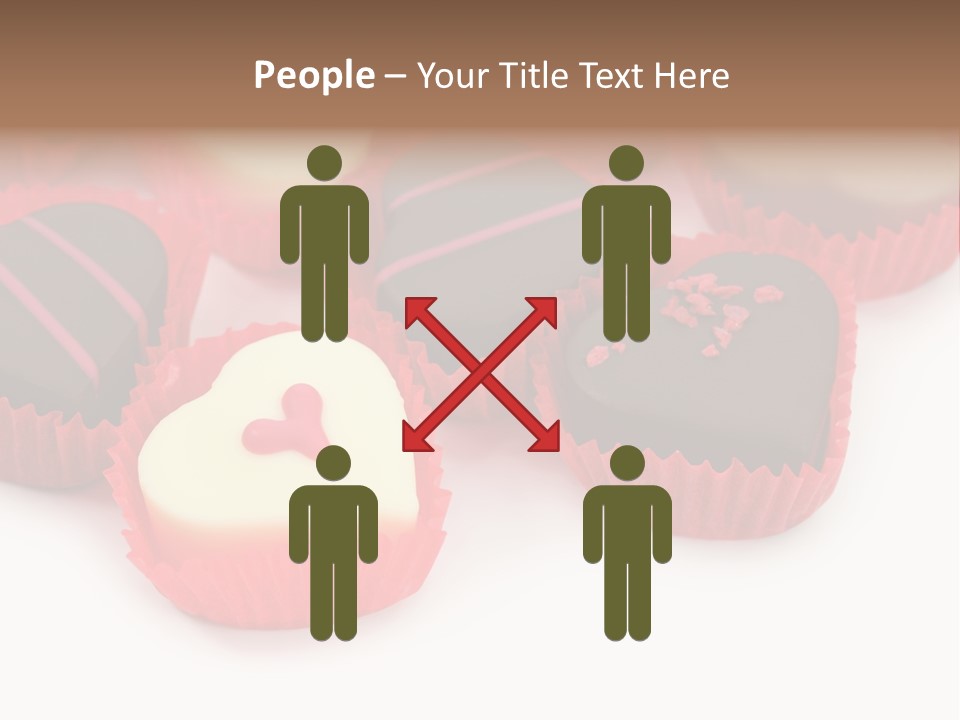 Praline Candy Background PowerPoint Template