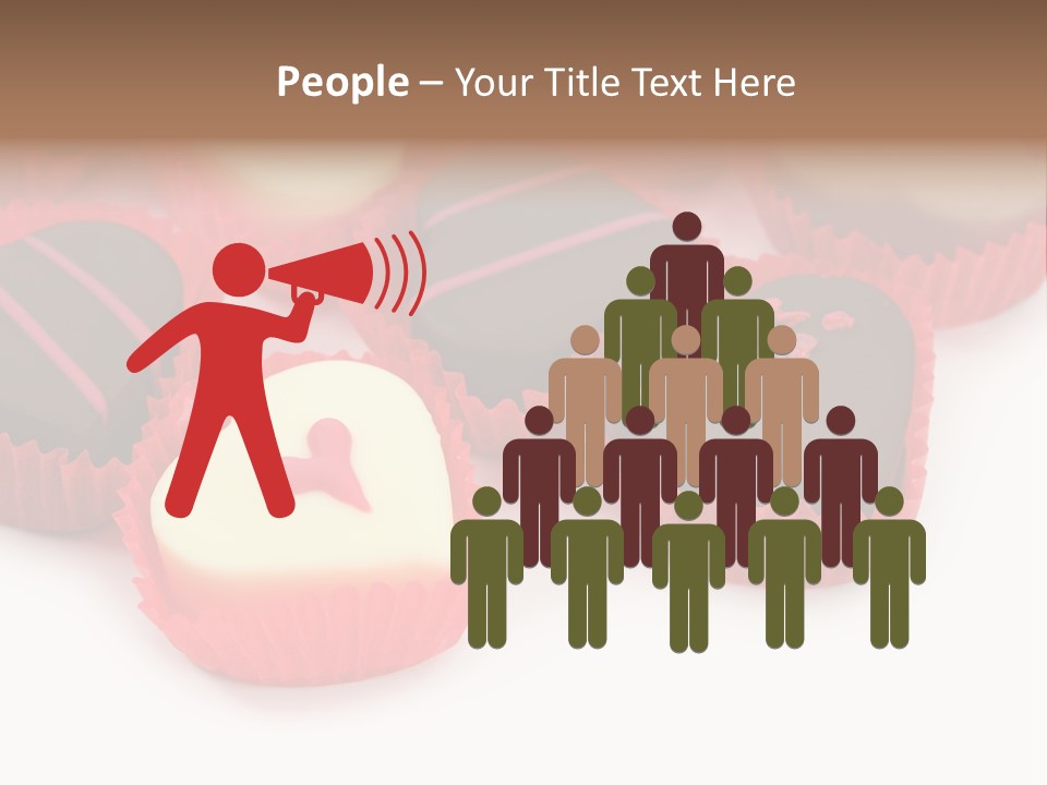 Praline Candy Background PowerPoint Template