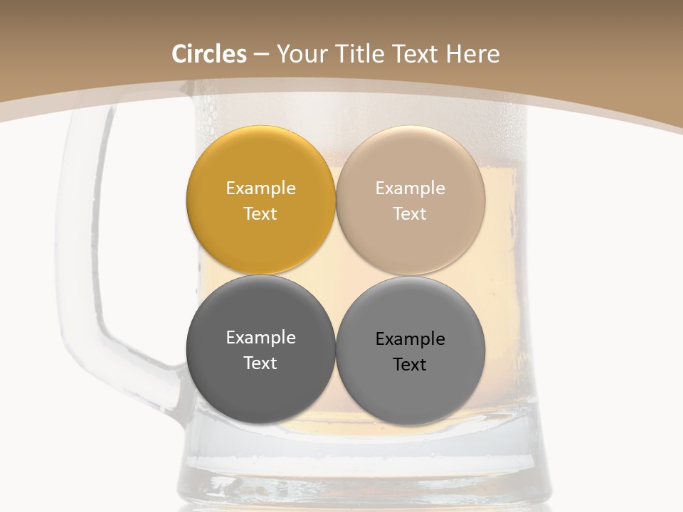 Golden Brewed Tavern PowerPoint Template