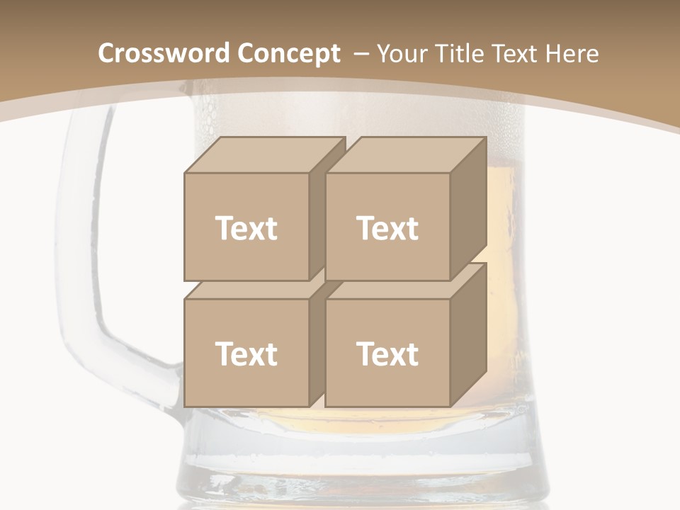 Golden Brewed Tavern PowerPoint Template