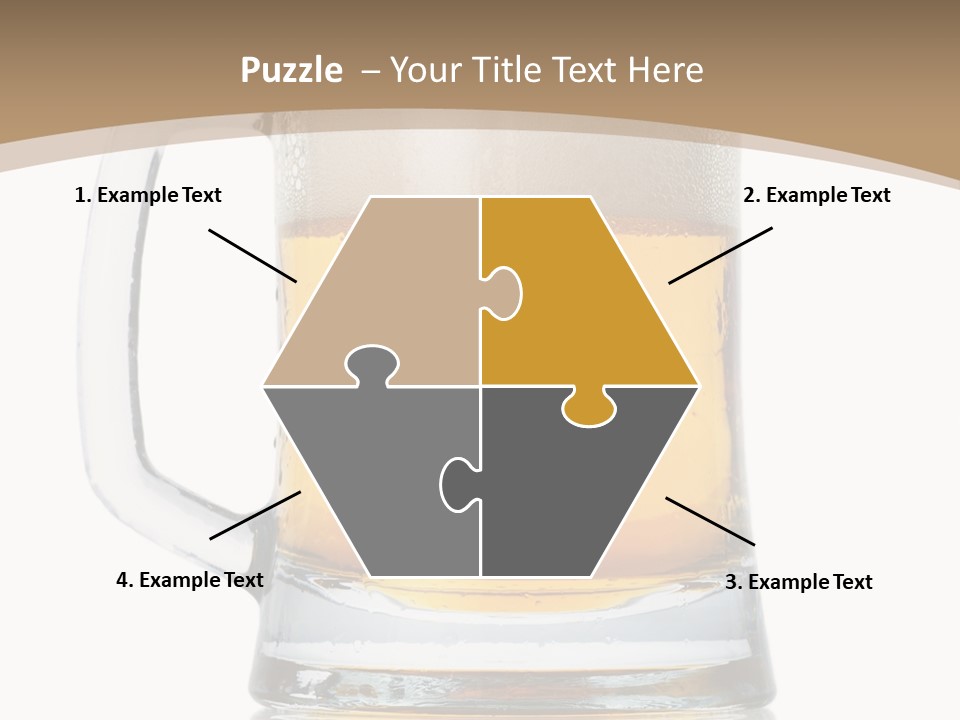 Golden Brewed Tavern PowerPoint Template