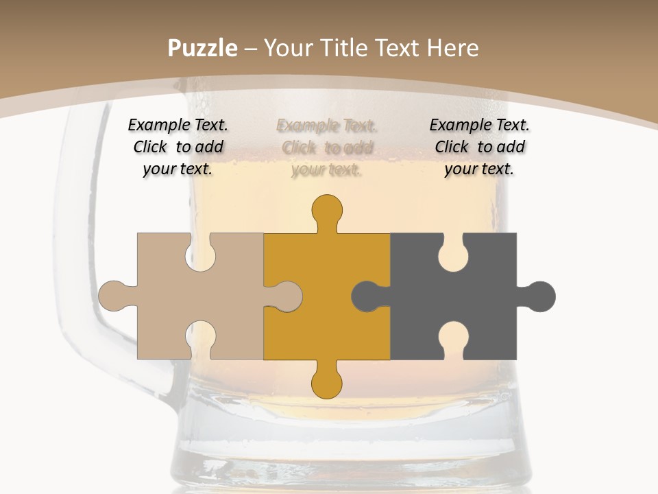 Golden Brewed Tavern PowerPoint Template