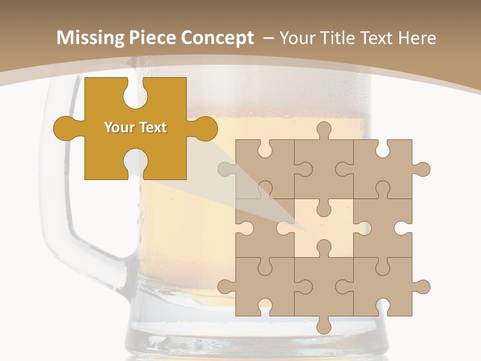 Golden Brewed Tavern PowerPoint Template