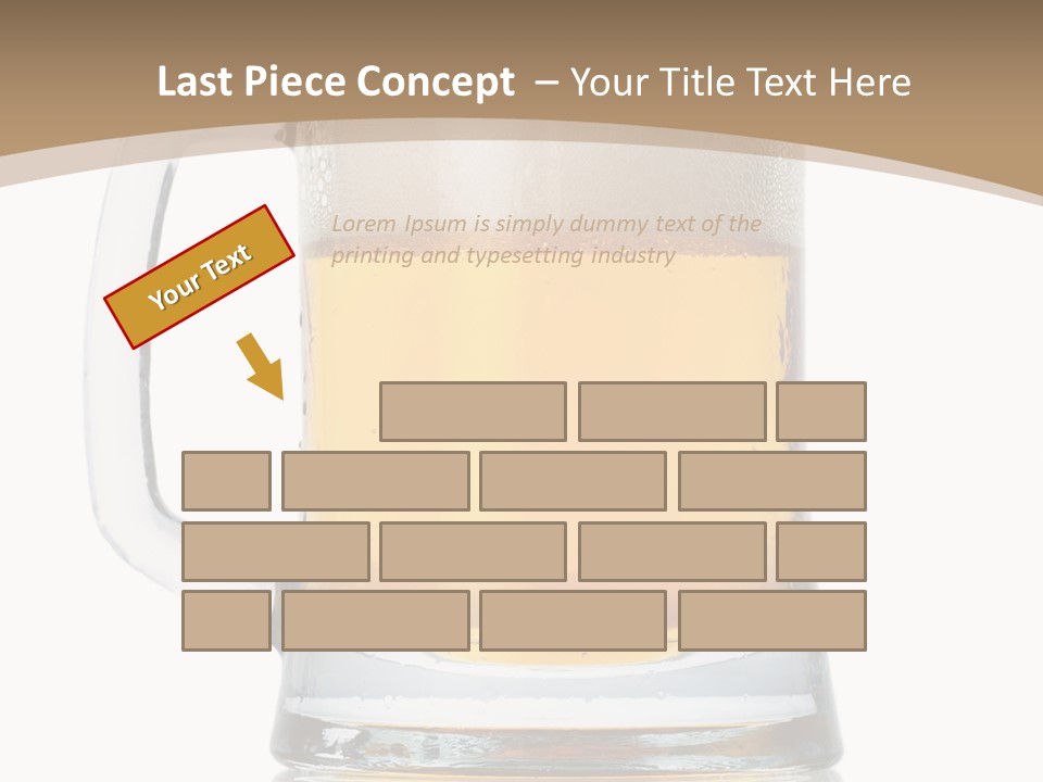Golden Brewed Tavern PowerPoint Template