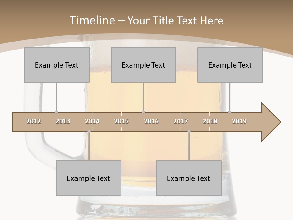Golden Brewed Tavern PowerPoint Template