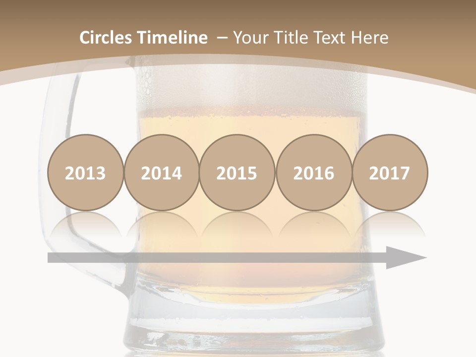 Golden Brewed Tavern PowerPoint Template