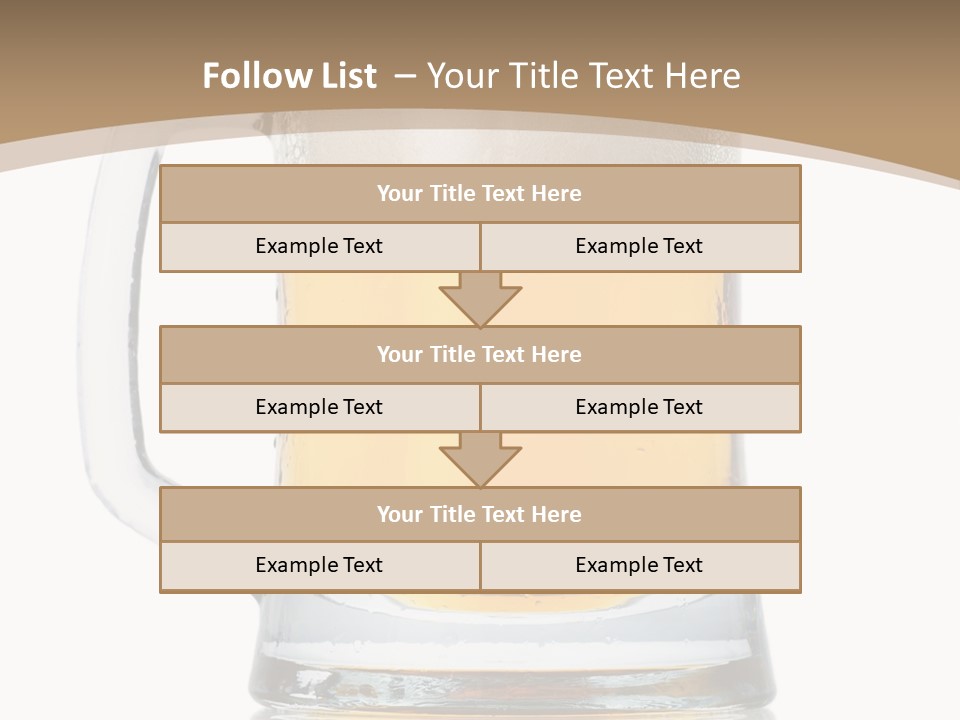 Golden Brewed Tavern PowerPoint Template
