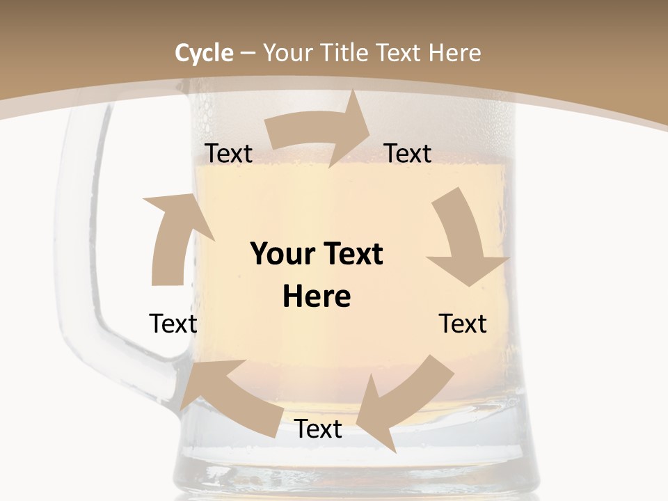 Golden Brewed Tavern PowerPoint Template