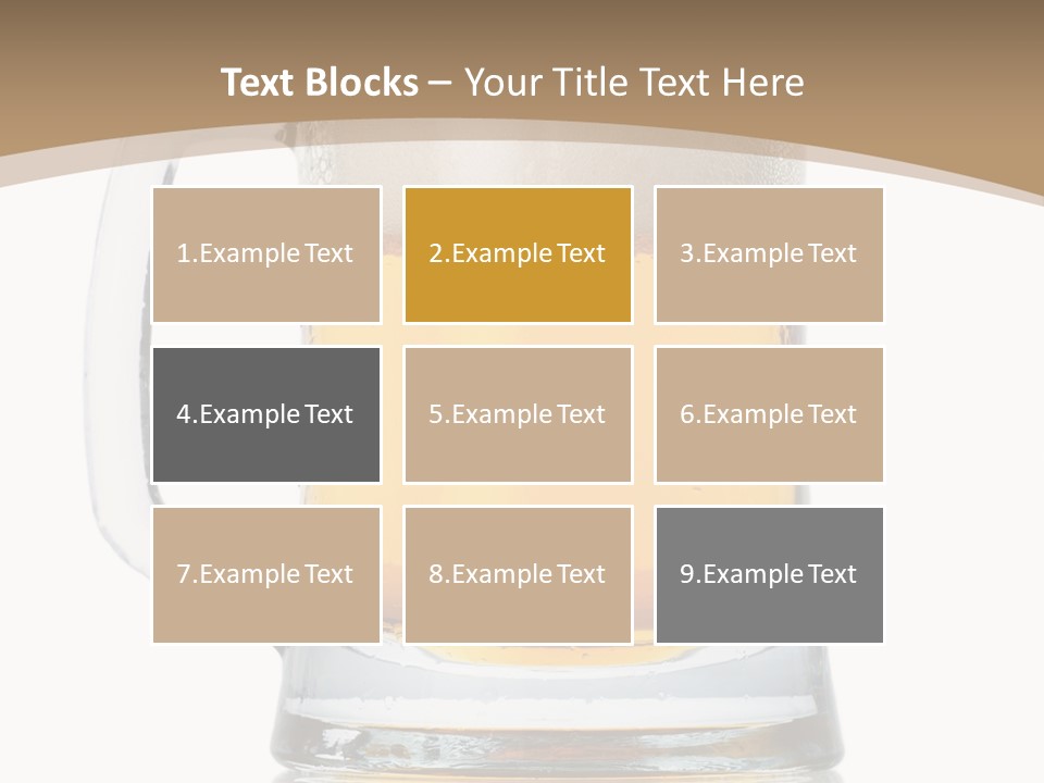 Golden Brewed Tavern PowerPoint Template