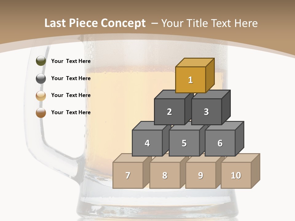 Golden Brewed Tavern PowerPoint Template