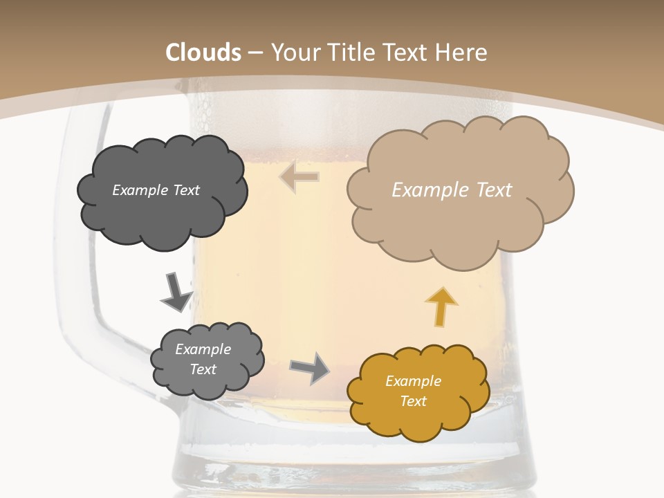 Golden Brewed Tavern PowerPoint Template