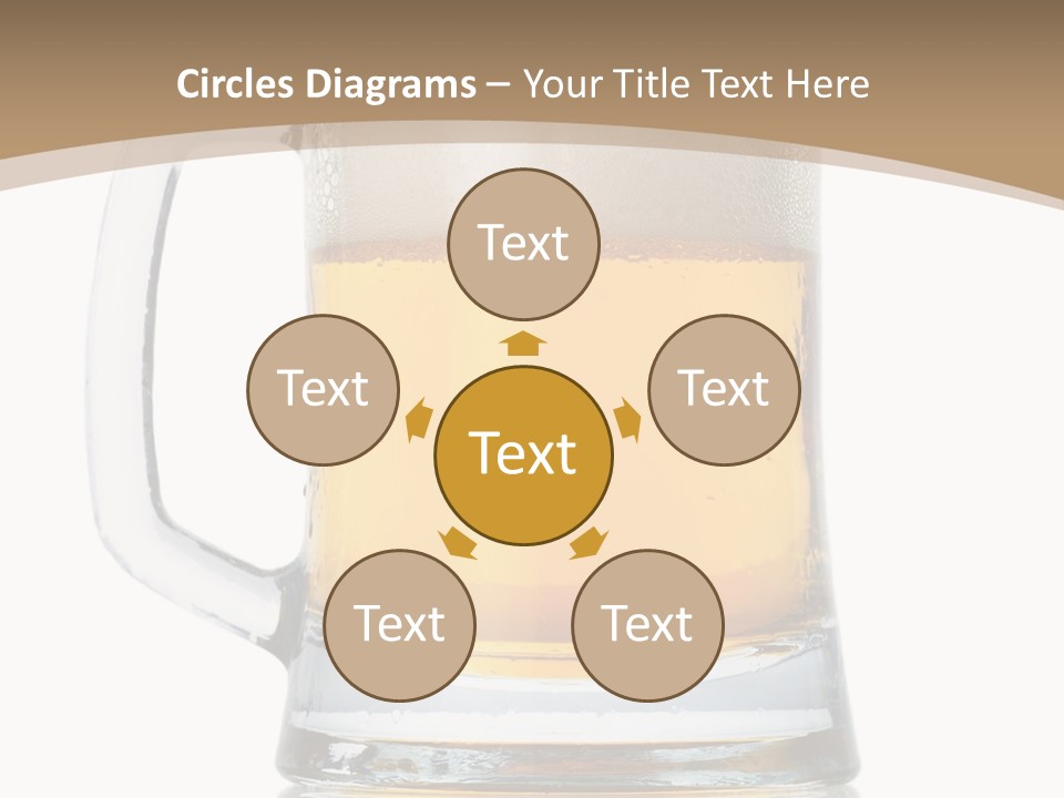 Golden Brewed Tavern PowerPoint Template