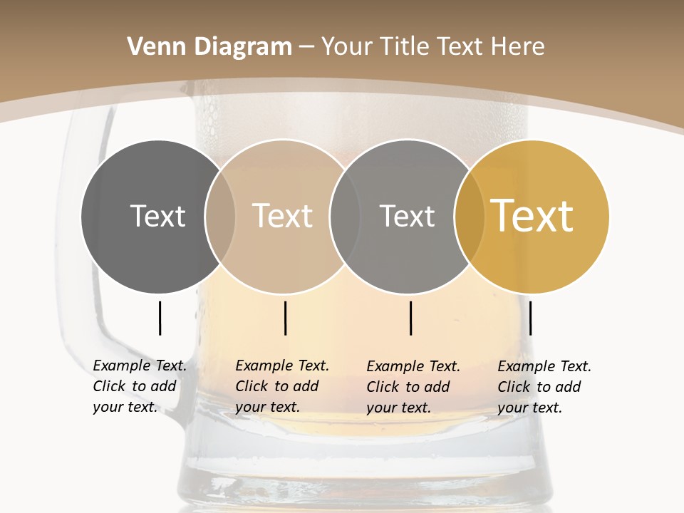 Golden Brewed Tavern PowerPoint Template