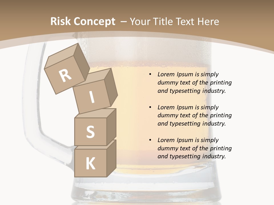 Golden Brewed Tavern PowerPoint Template