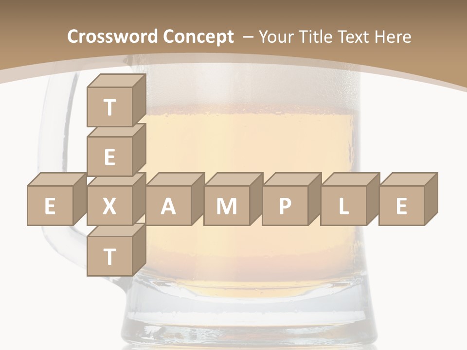 Golden Brewed Tavern PowerPoint Template