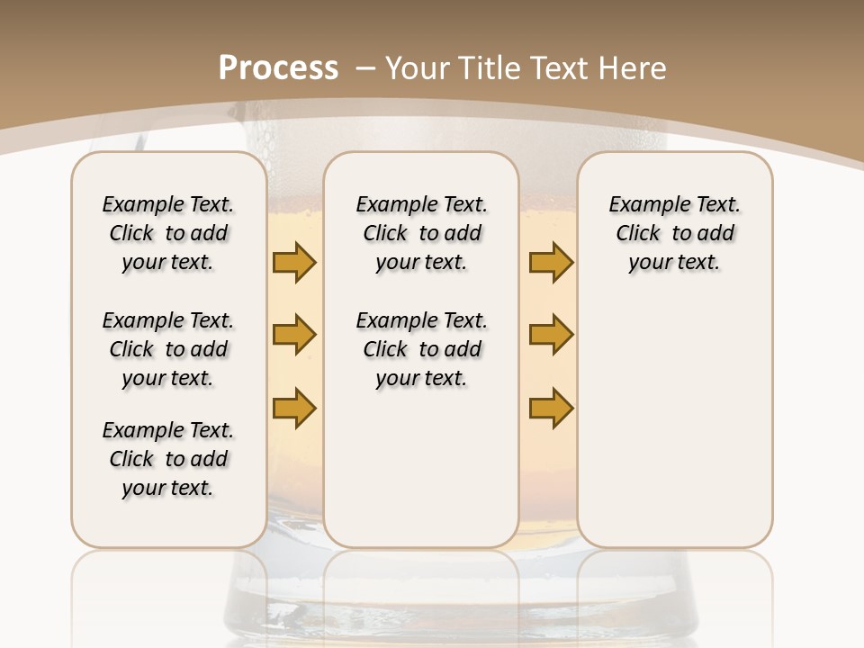 Golden Brewed Tavern PowerPoint Template