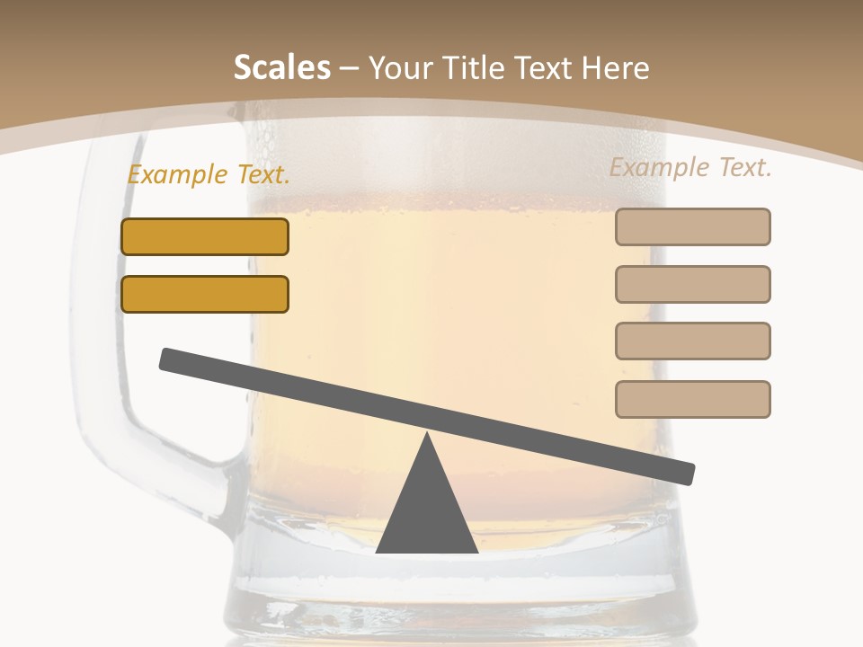 Golden Brewed Tavern PowerPoint Template