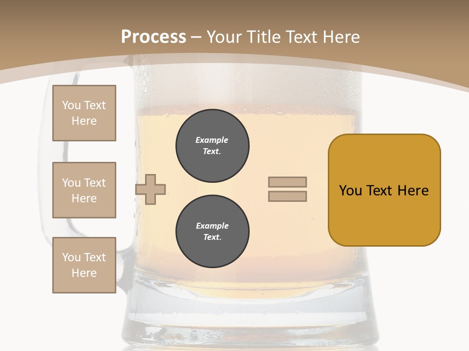 Golden Brewed Tavern PowerPoint Template