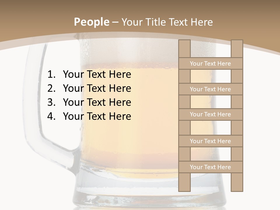 Golden Brewed Tavern PowerPoint Template