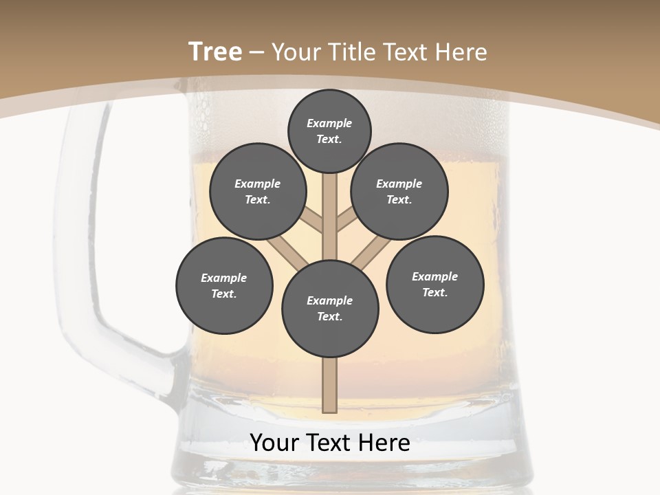Golden Brewed Tavern PowerPoint Template