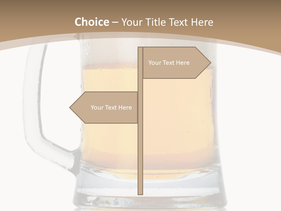 Golden Brewed Tavern PowerPoint Template