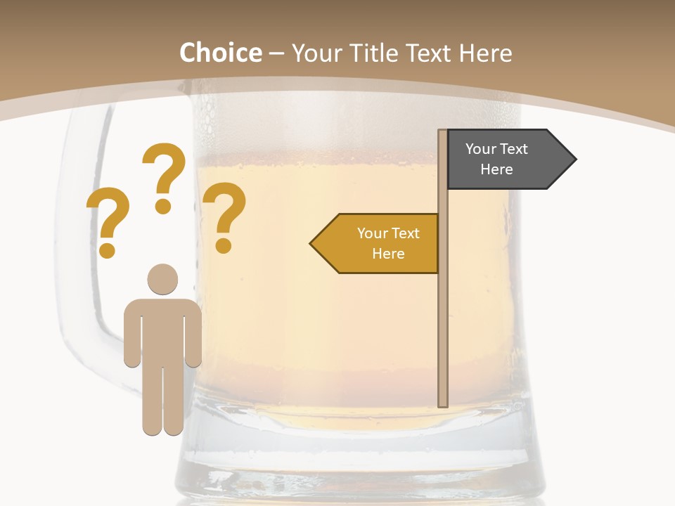 Golden Brewed Tavern PowerPoint Template