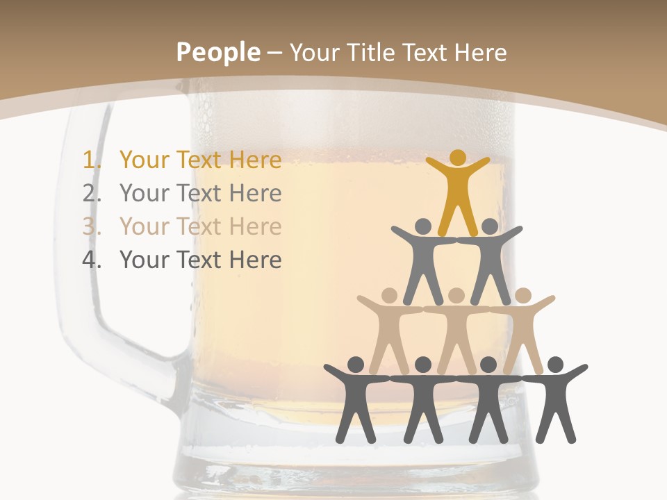 Golden Brewed Tavern PowerPoint Template