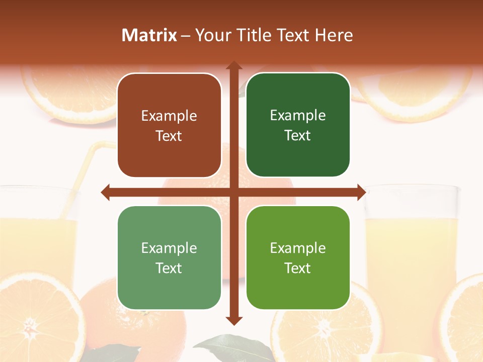 Collection Meals Fresh PowerPoint Template