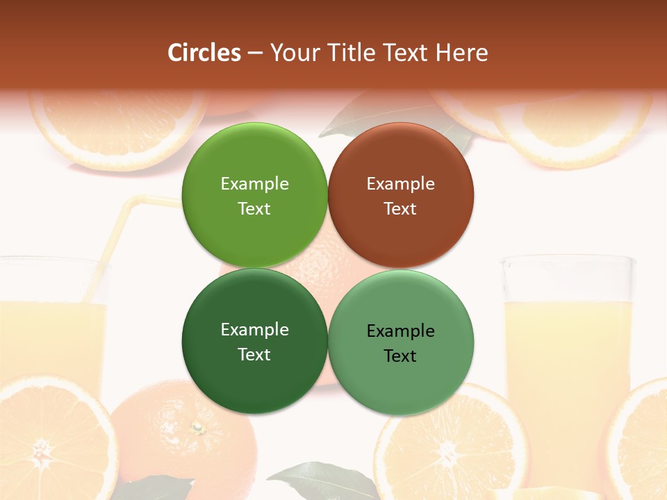 Collection Meals Fresh PowerPoint Template