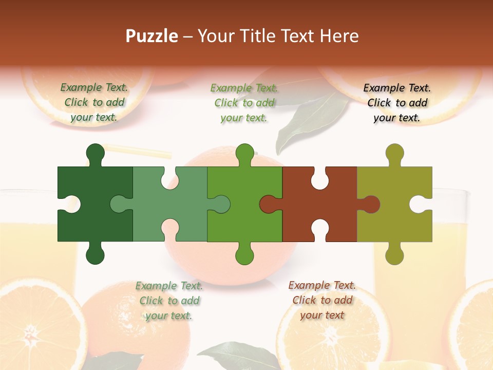 Collection Meals Fresh PowerPoint Template