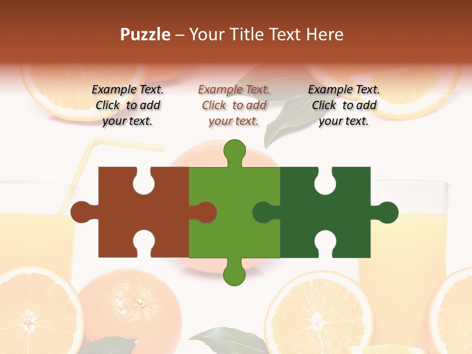 Collection Meals Fresh PowerPoint Template