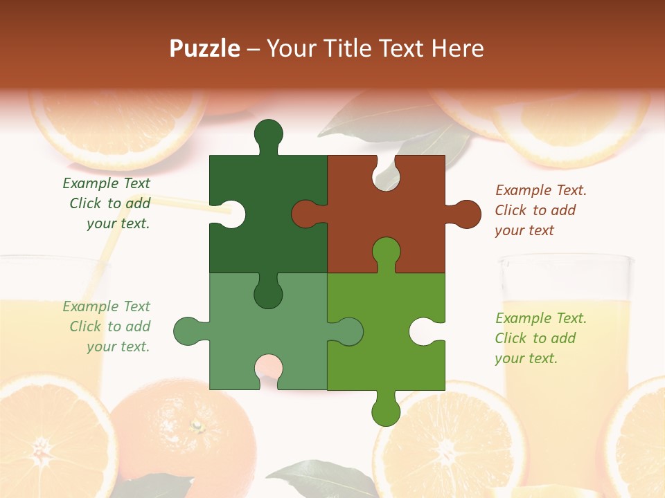 Collection Meals Fresh PowerPoint Template