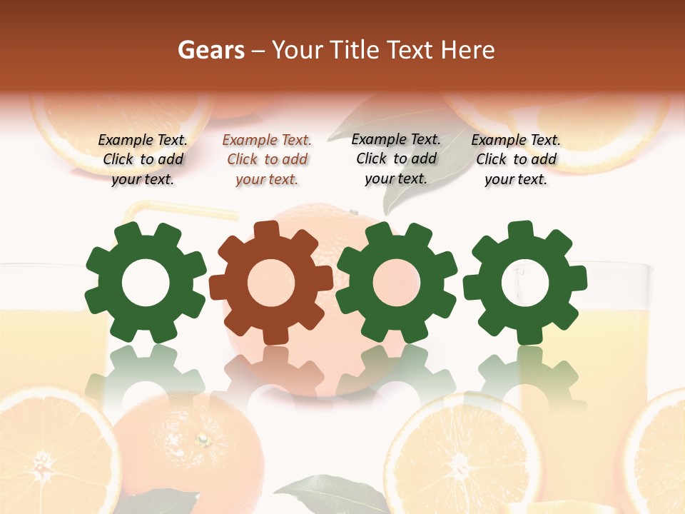 Collection Meals Fresh PowerPoint Template