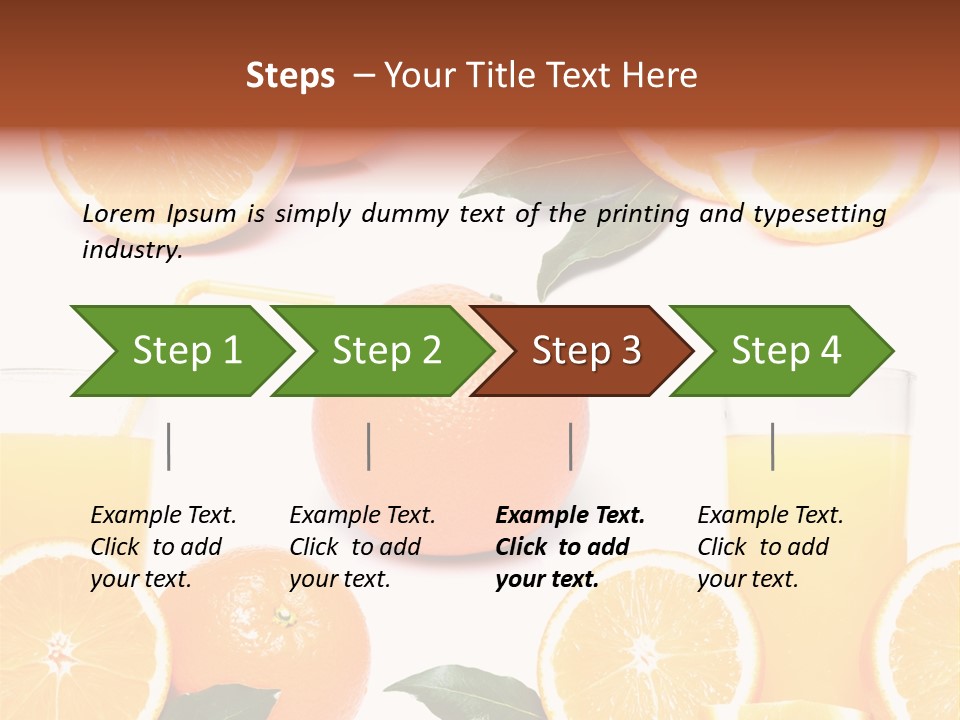 Collection Meals Fresh PowerPoint Template