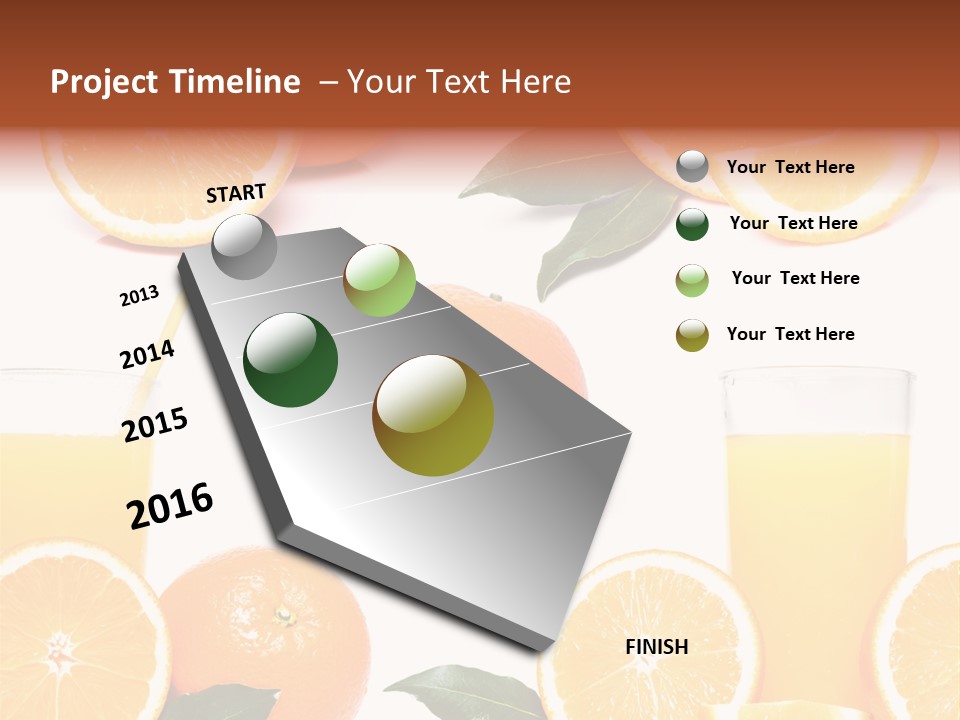 Collection Meals Fresh PowerPoint Template