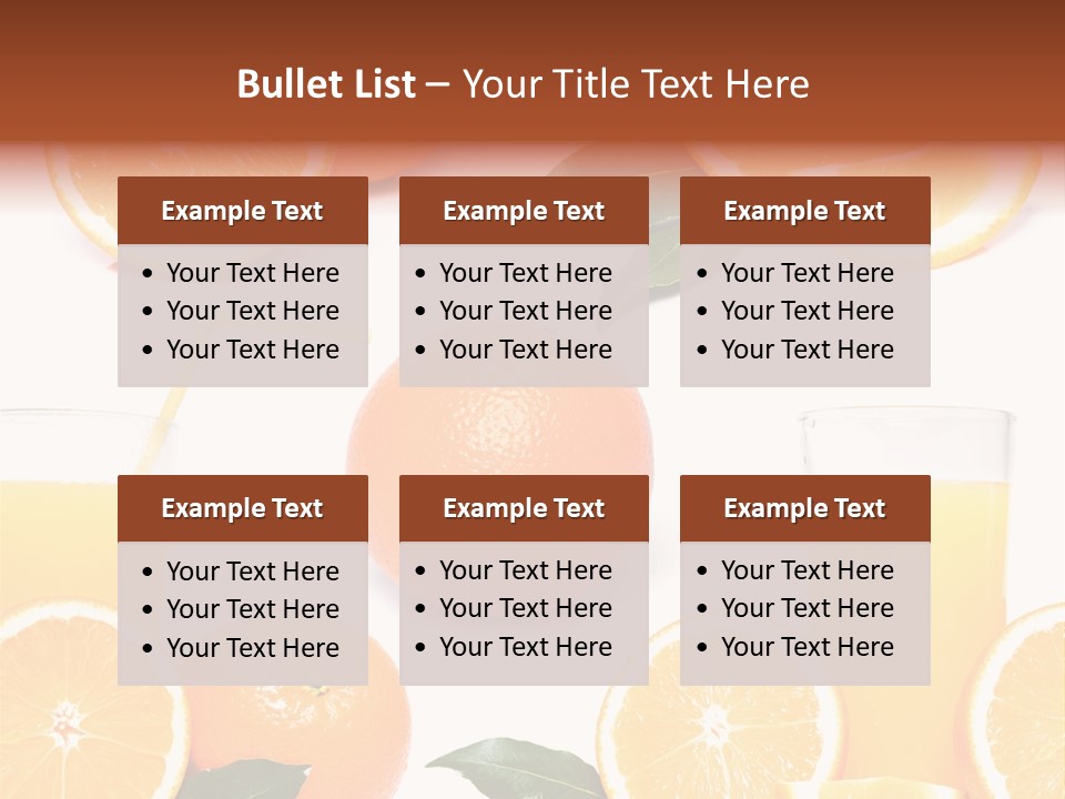 Collection Meals Fresh PowerPoint Template