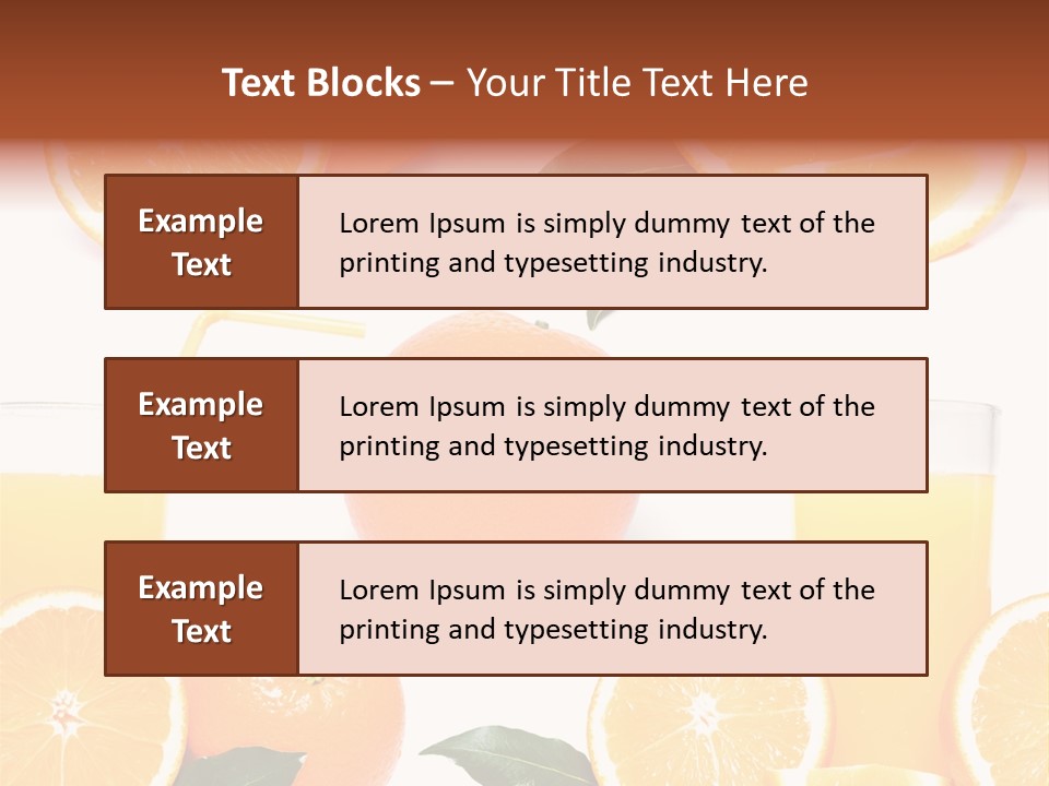 Collection Meals Fresh PowerPoint Template