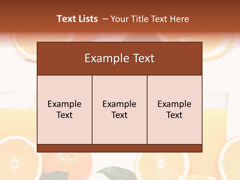 Collection Meals Fresh PowerPoint Template