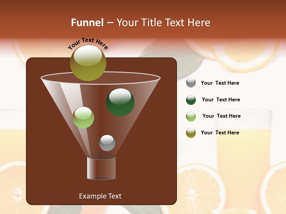 Collection Meals Fresh PowerPoint Template