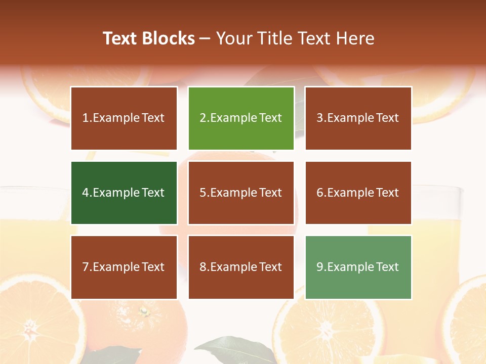 Collection Meals Fresh PowerPoint Template