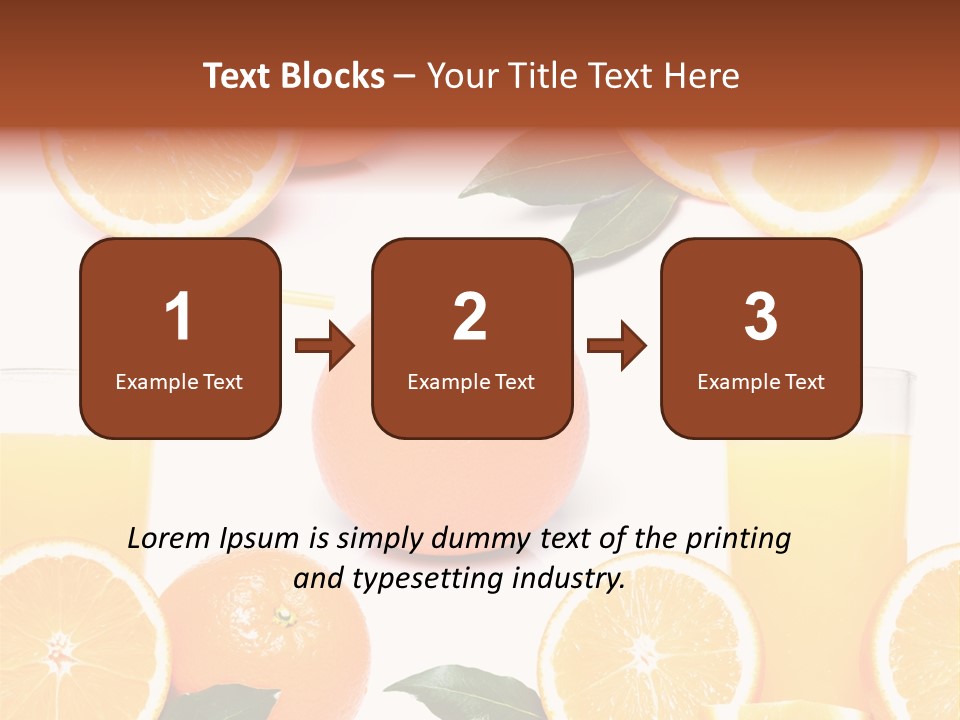 Collection Meals Fresh PowerPoint Template