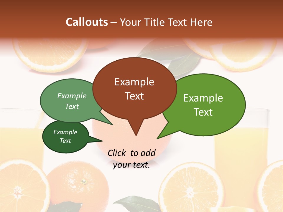 Collection Meals Fresh PowerPoint Template