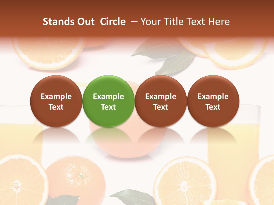 Collection Meals Fresh PowerPoint Template